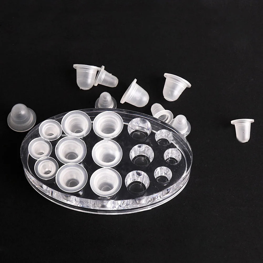 Soportes y Vasos de Tinta para Tatuaje — 7 Estilos | Pack de 100 Vasos