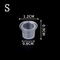 Vasos de Tinta Desechables POSEIDON 1000 unidades — S M L | Plástico Transparente