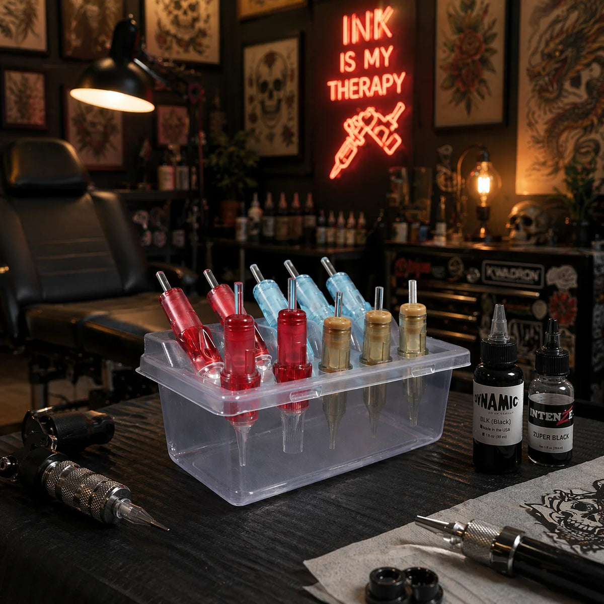 Bandejas Desechables para Cartuchos de Tatuaje Z-1 y Z-2 — Pack de 10 y 20