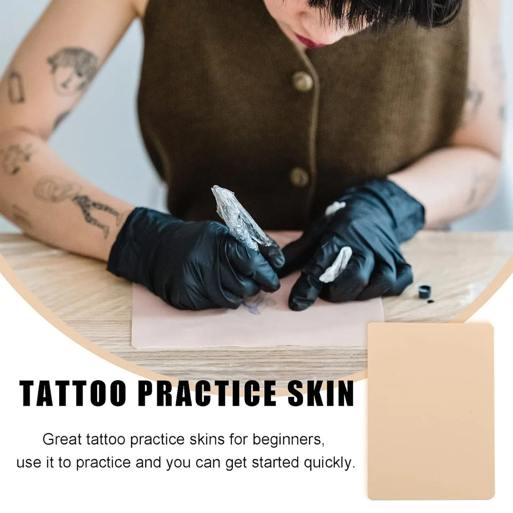 Piel sintética de práctica para Tatuaje — Doble Cara | Pack de 3, 5 y 10 unidades