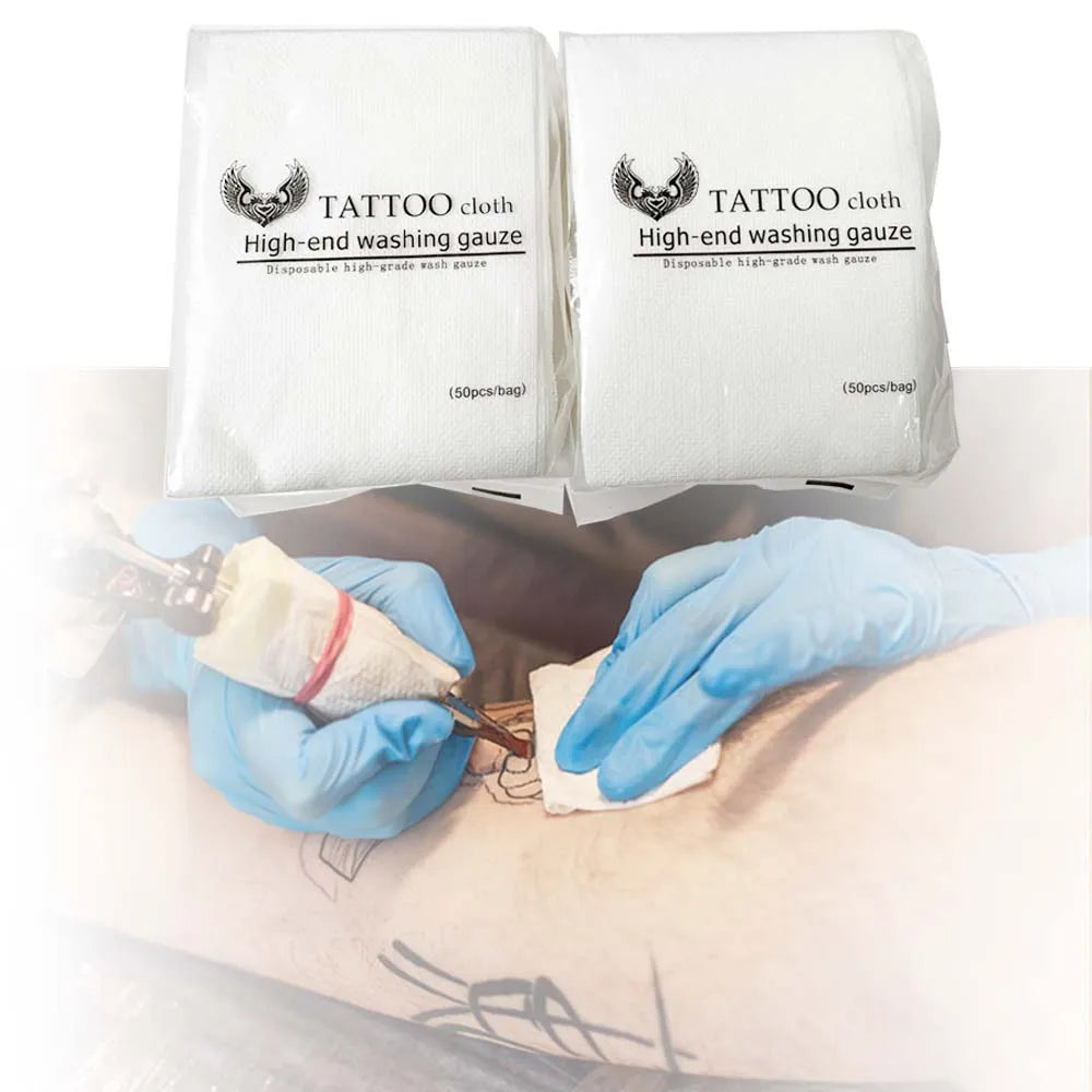 Toallitas Desechables para Tatuaje — Tejido No Tejido | Pack de 50 a 300