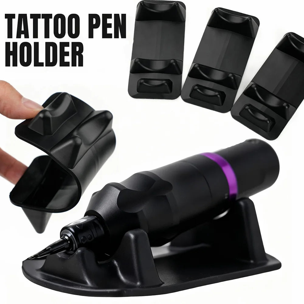 Soporte Antideslizante de Goma para Máquina de Tatuar — Pack de 1 y 2