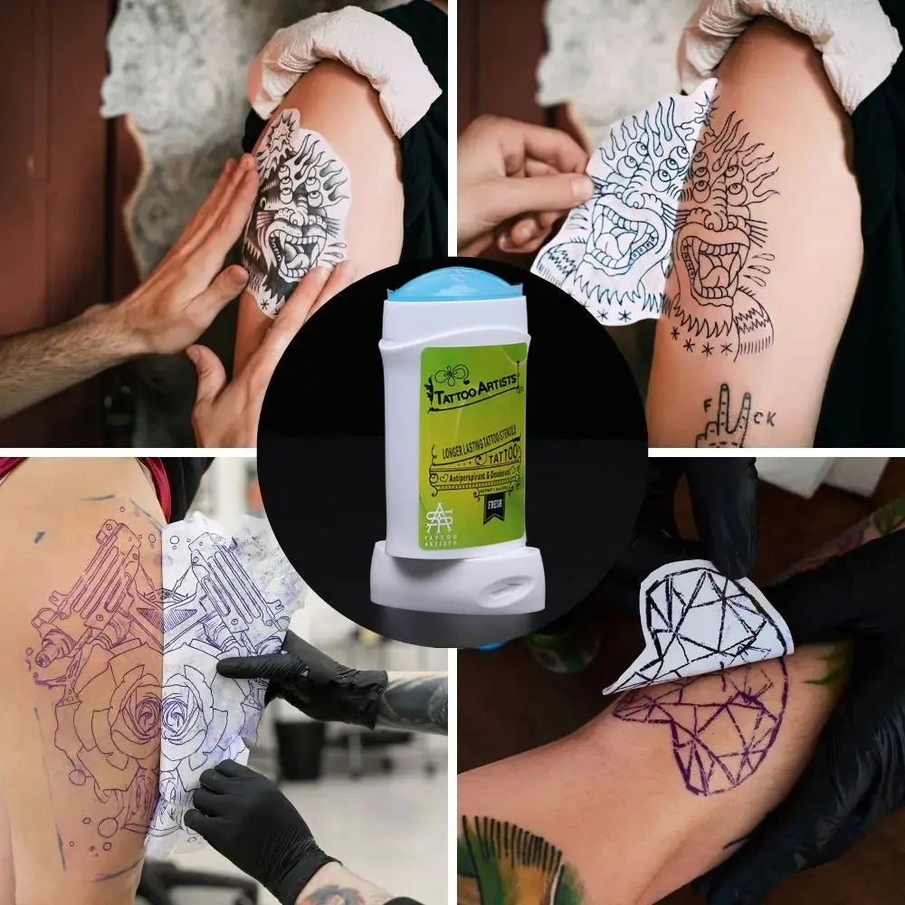 Crème Gel de Transfert de Tatouage — Solution de Pochoir pour Transfert sur Peau (60g)
