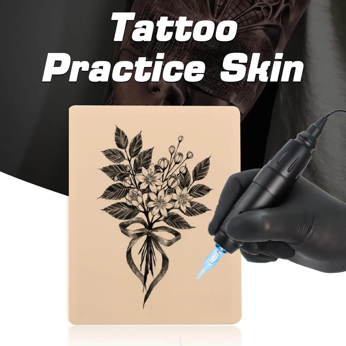 Piel sintética de práctica para Tatuaje — Doble Cara | Pack de 3, 5 y 10 unidades