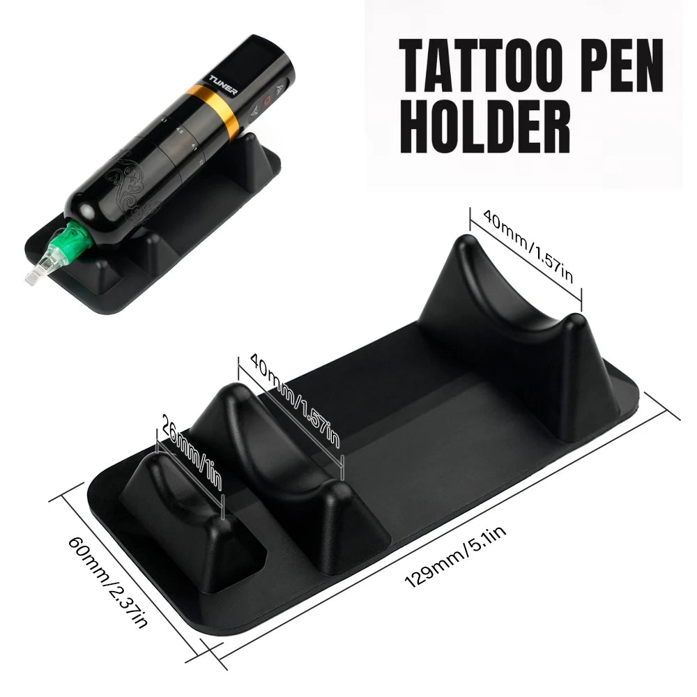 Soporte de Silicona para Pen Machine de Tatuaje — Pack de 2 y 5 unidades