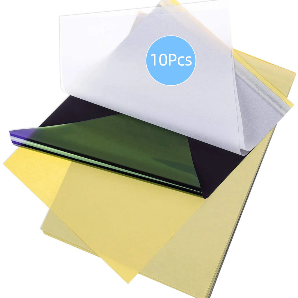 Papel de Calco POSEIDON para Tatuaje A4 — 4 Capas | Pack de 10 a 100 hojas