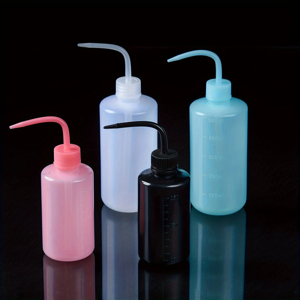 Botella Squeeze para Tatuaje 250ml y 500ml — 4 Colores | Anti-Contaminación