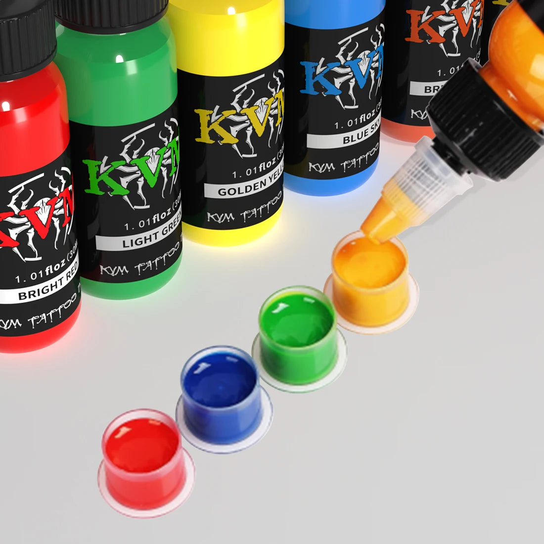 Tinta de Tatuaje Profesional 30ml — 14 Colores Disponibles | Base Oleosa