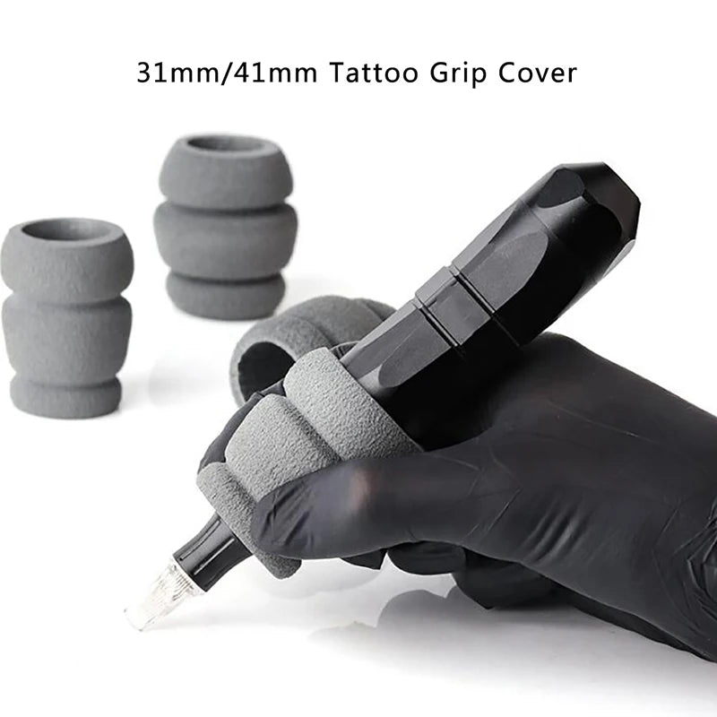Manchon de poignée de tatouage en mousse à mémoire de forme – 31 mm et 41 mm | Anti-vibration
