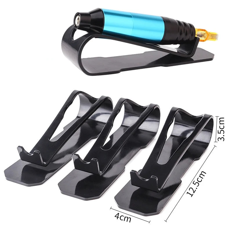 Soporte de Acrílico para Máquina de Tatuar Pen — Transparente y Estable